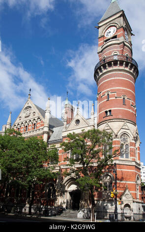 Jefferson Market Library in Greenwich Village, New York - USA Stock Photo