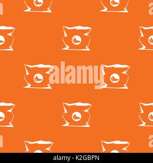 Crumpled bag of chips pattern seamless Stock Vector