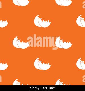 Egg shell pattern seamless Stock Vector
