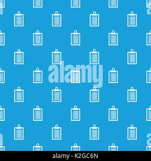 Document plan pattern seamless blue Stock Vector
