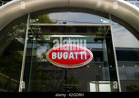 Tokyo, Japan -  May 12, 2017:  Bugatti store at Minami-Ayoama Stock Photo