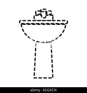 bath sink icon over white background vector illustration Stock Photo ...