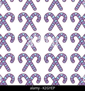 sweet walking stick merry christmas background design Stock Vector
