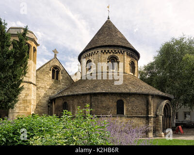 CAMBRIDGE, UK - AUGUST 11, 2017:  The Church of the Holy Sepulchre, commonly known as The Round Church Stock Photo