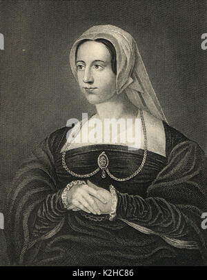 Catherine Parr last wife of Henry VIII Stock Photo