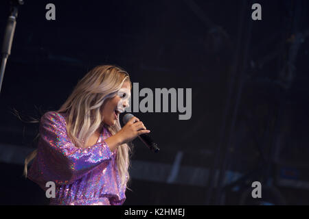 Manchester Pride Main Stage Performances Stock Photo