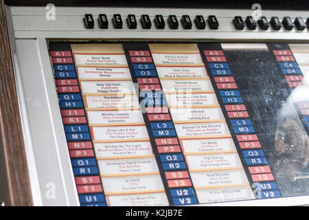 1950s / 1960s jukebox music machine Stock Photo