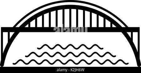 Sydney Harbour Bridge icon, simple style Stock Vector Image & Art - Alamy