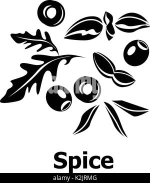 simple circle leaf parsley design logo vector Stock Vector Image & Art ...