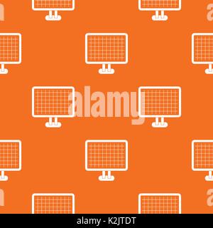 Computer monitor pattern seamless Stock Vector