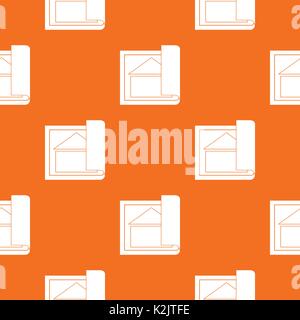 Building plan pattern seamless Stock Vector