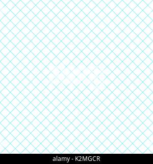 Background with blue diagonal grid Stock Vector
