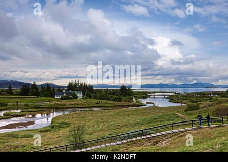 Thingvellir National Park in Iceland. Stock Photo