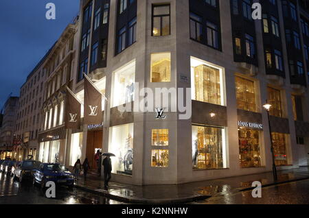 Louis Vuitton on corner of Bond street & Clifford Street, London