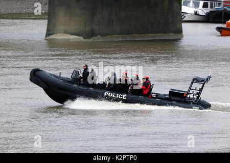 Metropolitan Police Marine Unit Rigid Inflatable Boat (RIB), Emergency ...