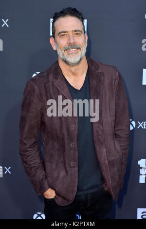 Los Angeles, USA. 22nd Oct, 2017. Jeffrey Dean Morgan attends AMC's 'The Walking Dead' Season 8 Premiere and the 100th Episode celebration at Greek Theatre on October 22, 2017 in Los Angeles, California. Credit: Geisler-Fotopress/Alamy Live News Stock Photo