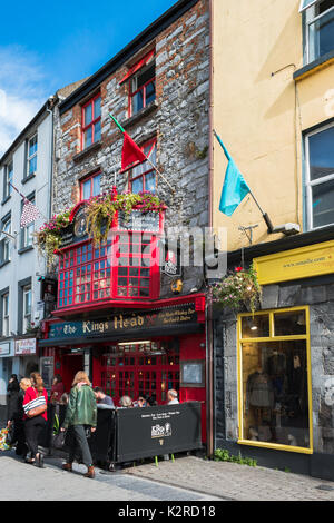 The King's Head pub in Galway, Ireland is over 800 years old. Stock Photo