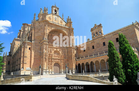 Convent of St. Stephen facade in Salamanca, Spain Stock Photo