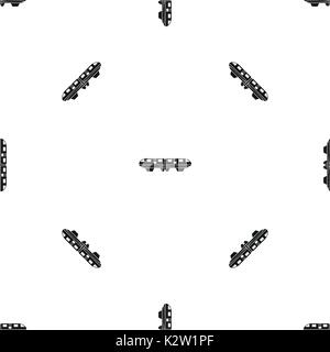 Monorail train pattern seamless black Stock Vector