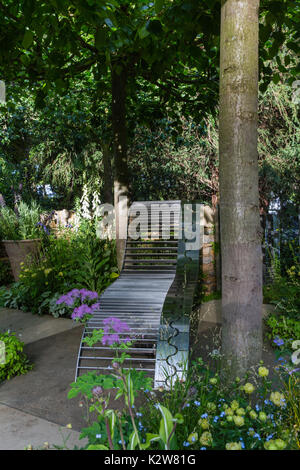 The Poetry Lover's Garden, designer Fiona Cadwallader.  Silver medal Stock Photo