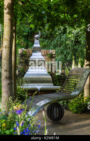 The Poetry Lover's Garden, designer Fiona Cadwallader.  Silver medal Stock Photo