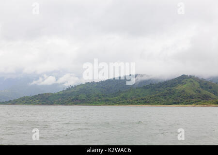 Hills and forest at lake arenal Costa Rica Stock Photo