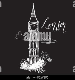 World famous landmark Stock Vector