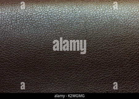 Natural brown leather texture with natural patterns can be used as background. Stock Photo