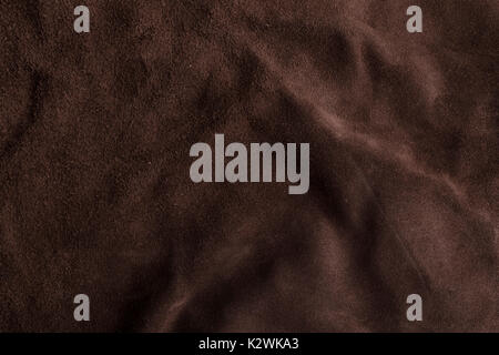 Original Italian brown chamois texture background Stock Photo