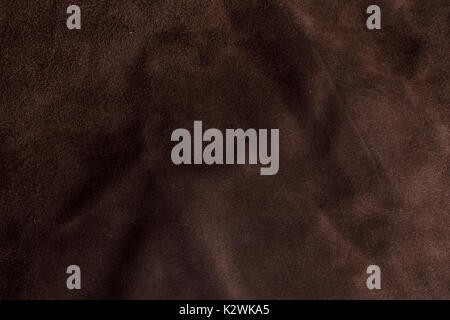 Modern Italian brown chamois texture background for fashion designers.. Stock Photo