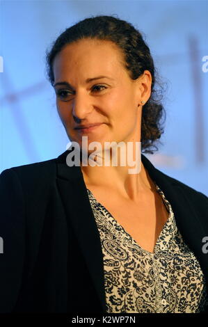 French discus thrower champion, Melanie Robert-Michon, Lyon, France Stock Photo