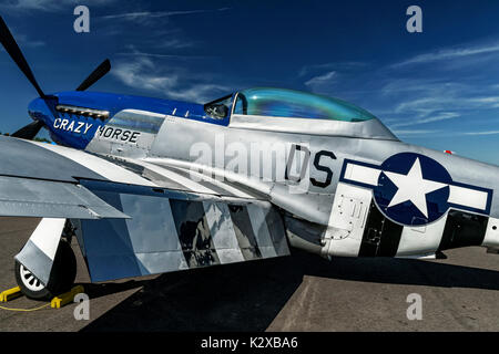 North American P51D Mustang fighter Stock Photo