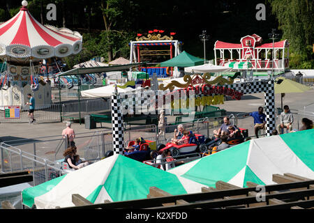 Victorian Gardens amusement park in Central Park, New York, NY Stock Photo