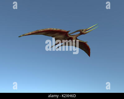 Flying pteranodon Stock Photo