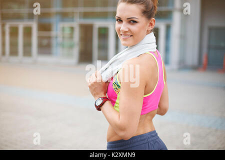 This is the best gym in the city Stock Photo