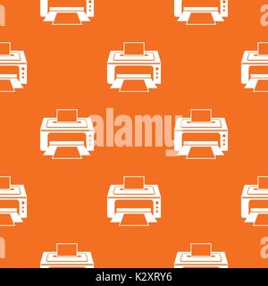 Printer pattern seamless Stock Vector