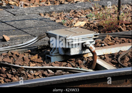 June 26th, 2013 - Conflans Sainte Honorine  Train Station Stock Photo