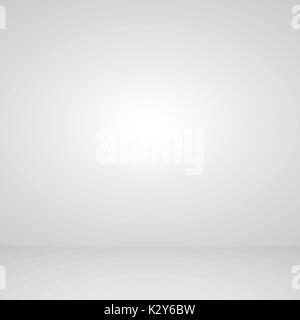 Abstract white background empty room studio for exhibition and interior , vector illustration Stock Vector