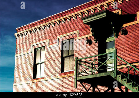 Red Brick Building Stock Photo