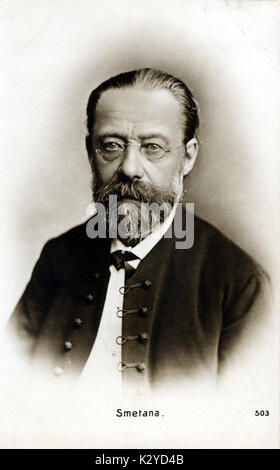 Bedrich Smetana. Czech composer (1824-1884) Stock Photo
