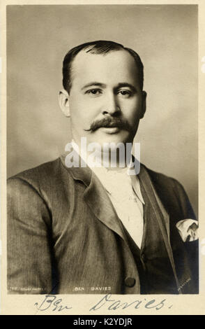 DAVIS / DAVIES, Ben - portrait - Welsh tenor,  1858-1943 Stock Photo