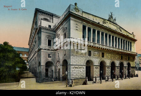 NAPLES - TEATRO DI SAN CARLO - opera house Stock Photo - Alamy