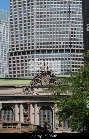 Grand Central Terminal, Met Life Building,  NYC, USA Stock Photo