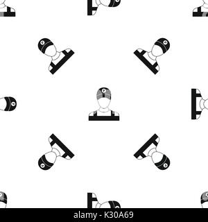 Parking attendant pattern seamless black Stock Vector Image & Art - Alamy