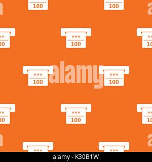 Winning cheque in casino pattern seamless Stock Vector