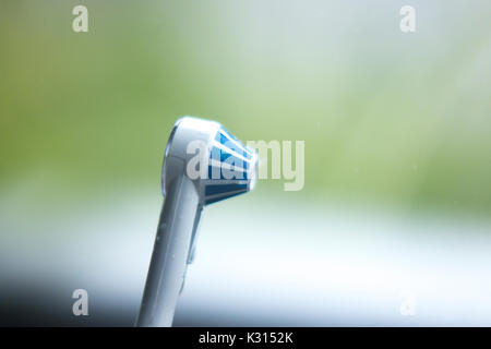 Dental water spray cleaner for interdental hygiene. Stock Photo