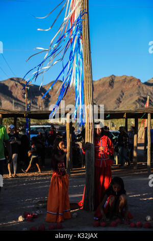 The Comcac or Seris, is an indigenous people in Sonora Mexico. Its territory includes a large desert and the Tiburon Islands the Gulf of California. Stock Photo