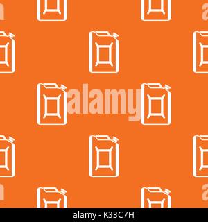 Flask for gasoline pattern seamless Stock Vector