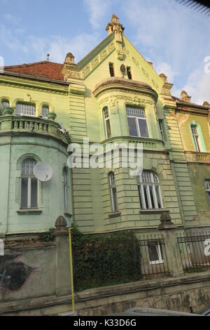 Brasov, administrative center of Brasov country, has lots old Gothic houses, well-kept, popular tourist destination. Stock Photo