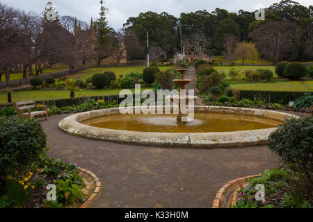 Government Gardens (c.1846) - Port Arthur - Tasmania - Australia Stock Photo